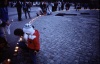 Gdask, 1 XI 1988. Znicze pod Pomnikiem Polegych Stoczniowcw 1970