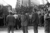 Gdask, VIII 1980. Strajk w Stoczni Gdaskiej, brama i mury Stoczni