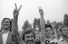 Stefan Figlarowicz, 14 VIII 1981, Gdask, Plac Solidarnoci, Dni Sierpniowe, reakcje publicznoci podczas spektaklu Studenckiego Teatru Jedynka